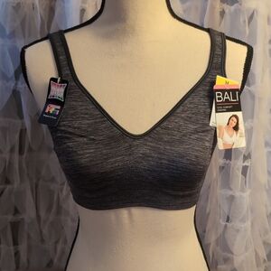 Bali Women's Cool Comfort Charcoal Bra
